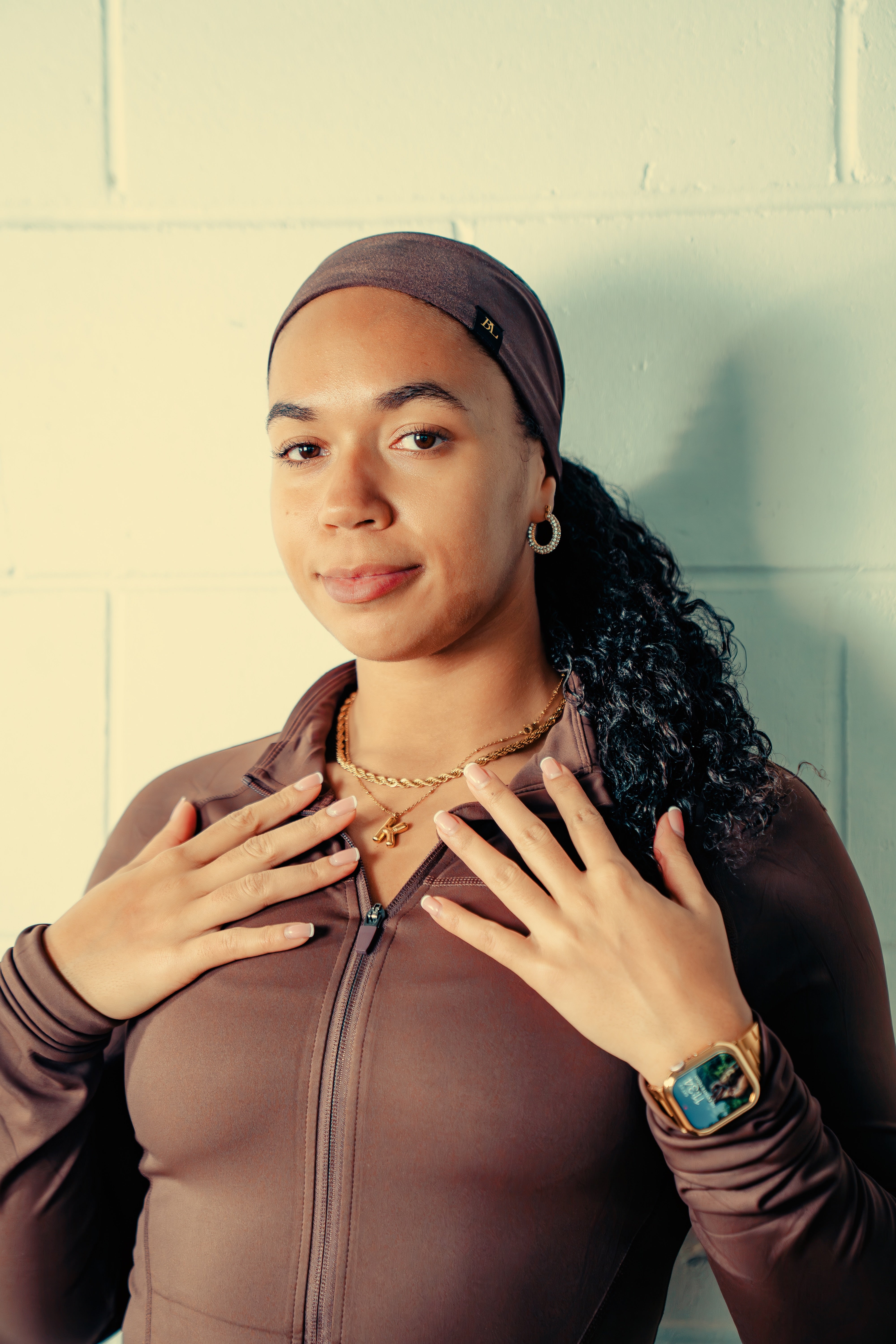 DiNA Headband - DARK CHOCOLATE