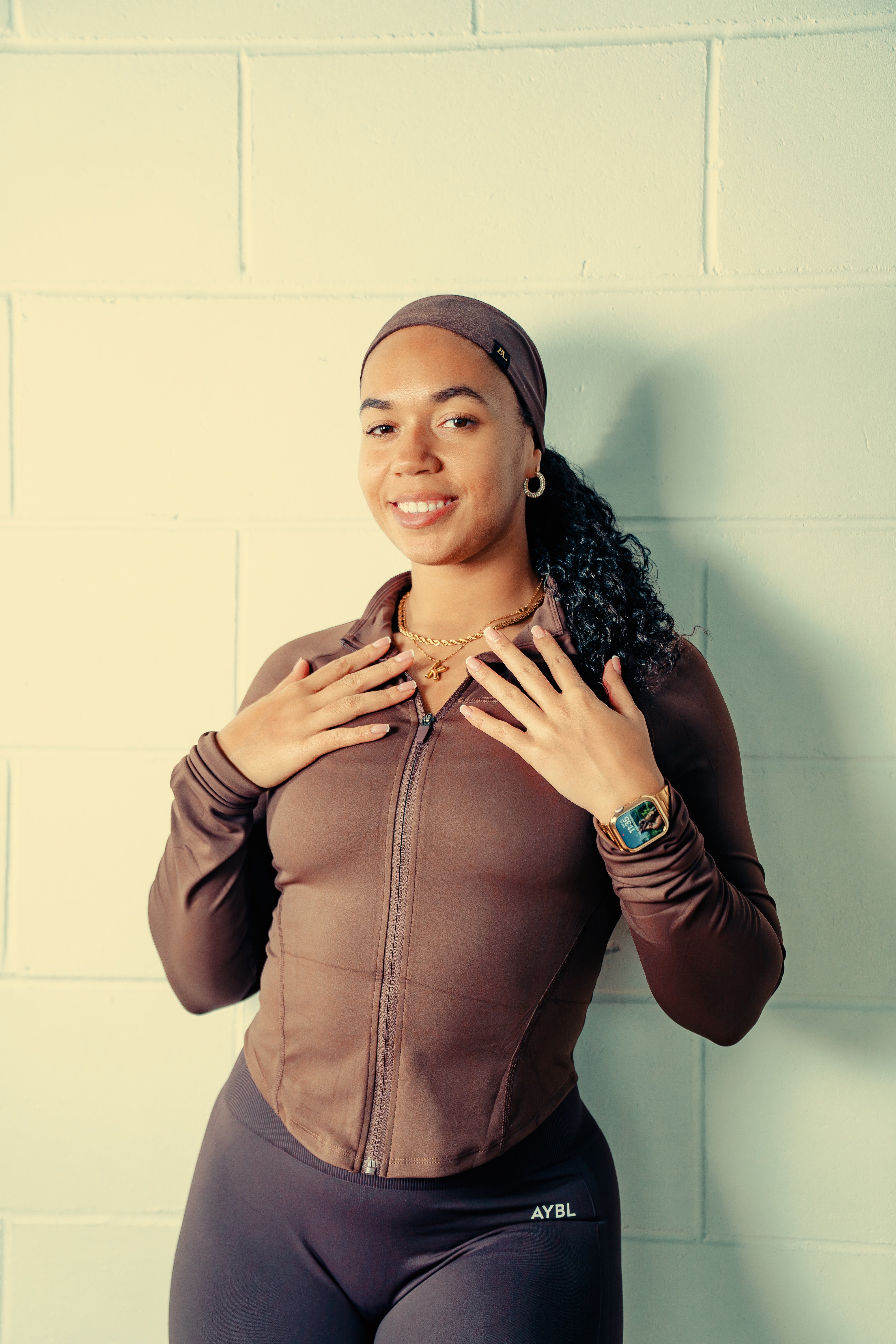 DiNA Headband - DARK CHOCOLATE