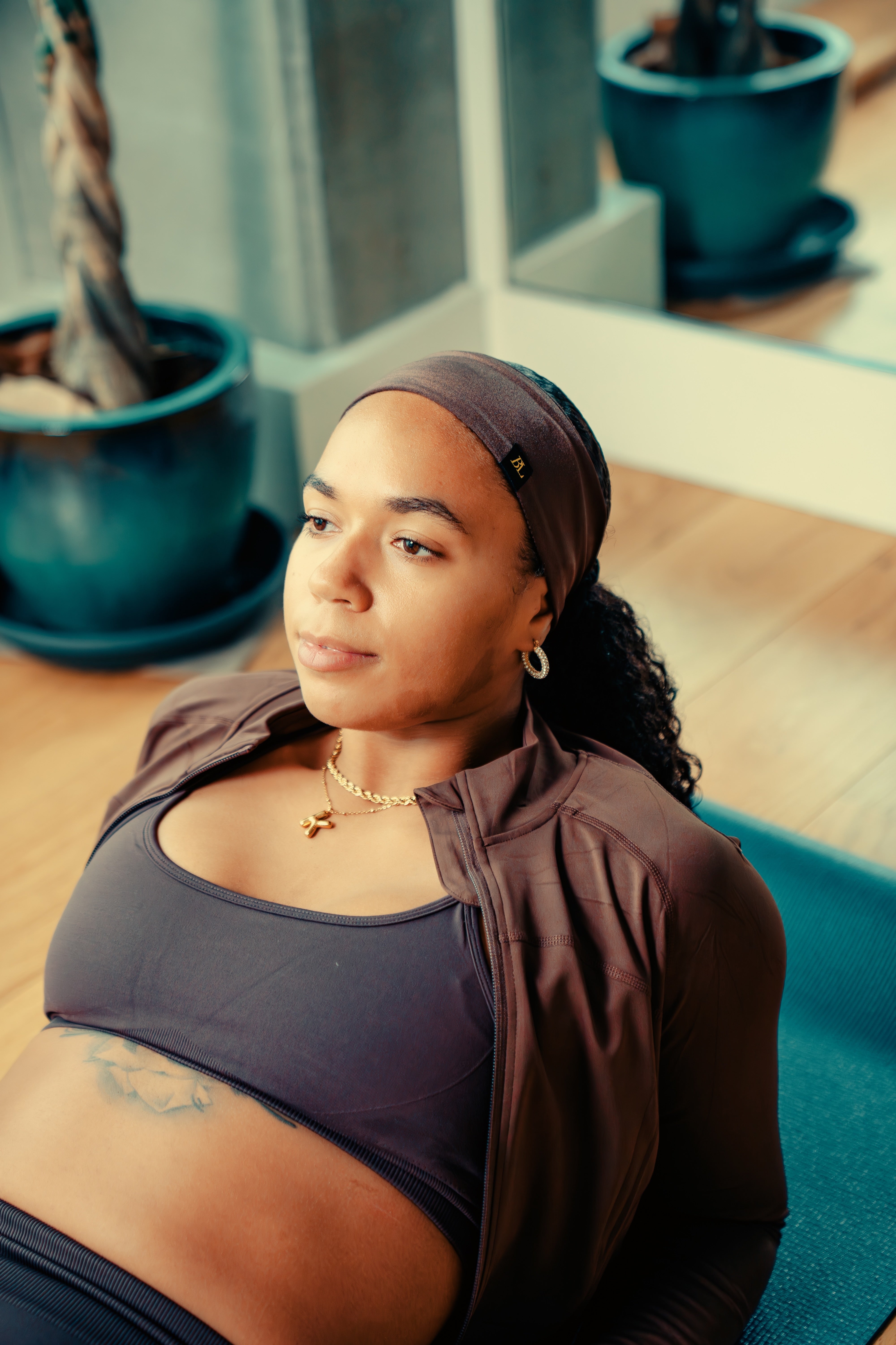 DiNA Headband - DARK CHOCOLATE