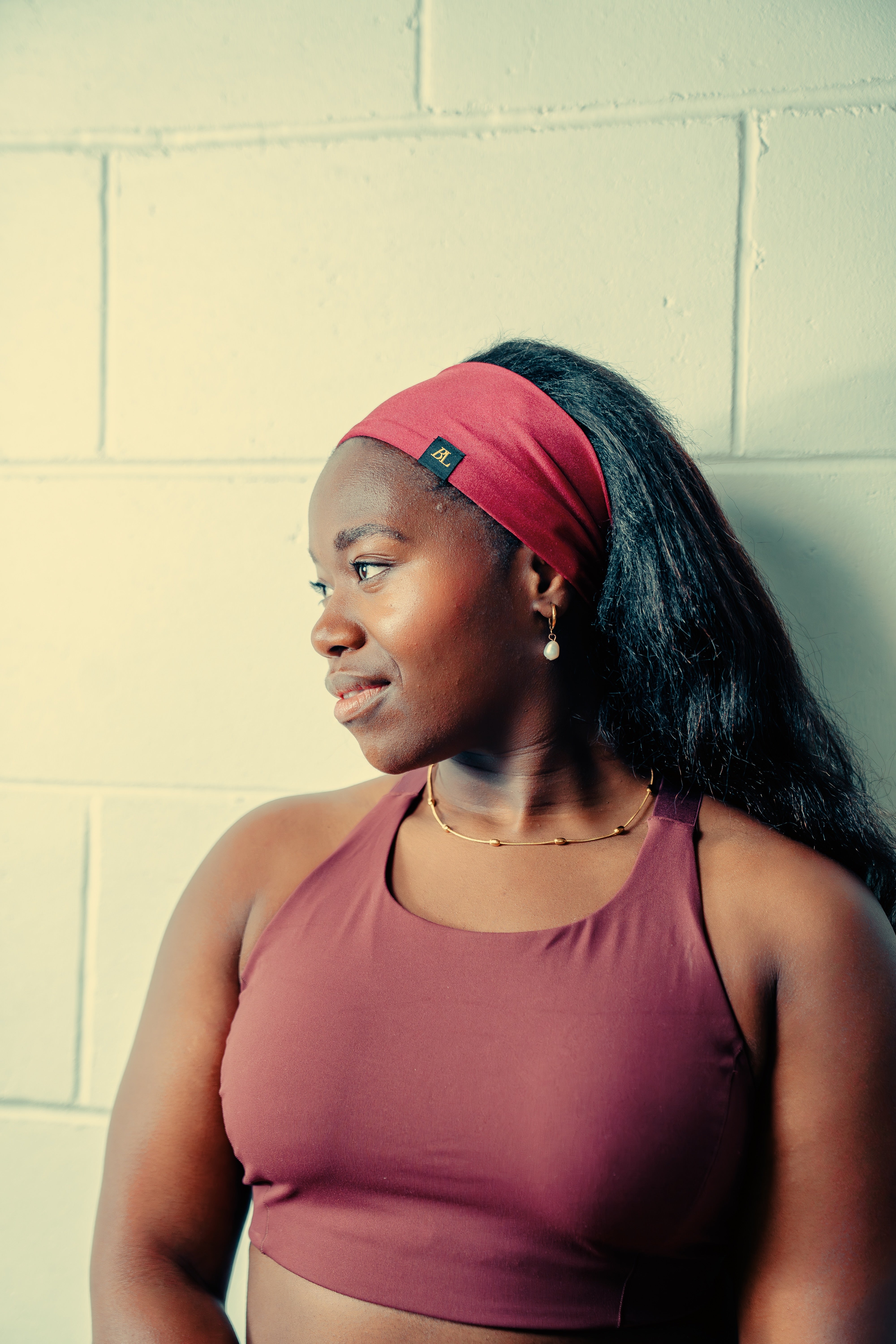 DiNA Headband - BURGUNDY